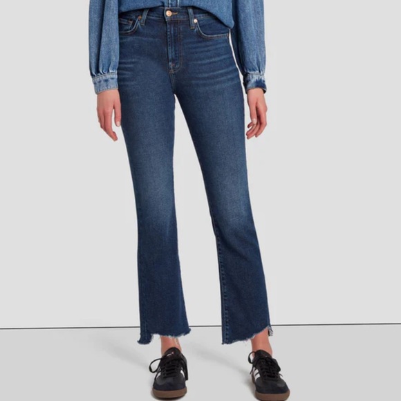 7 For All Mankind Denim - 7fAM luxe vintage high waist slim kick jeans